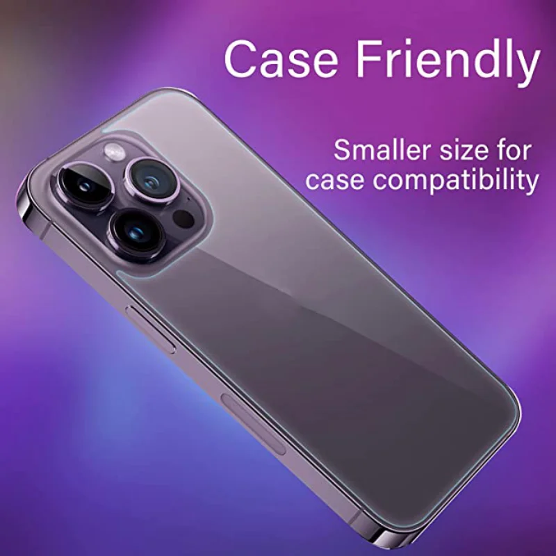 Задняя пленка из закаленного стекла для iPhone 14 Pro Max 9H, прозрачная защитная пленка для задней панели телефона с защитой от царапин для Apple 14 Plus iPhone 14 13 12