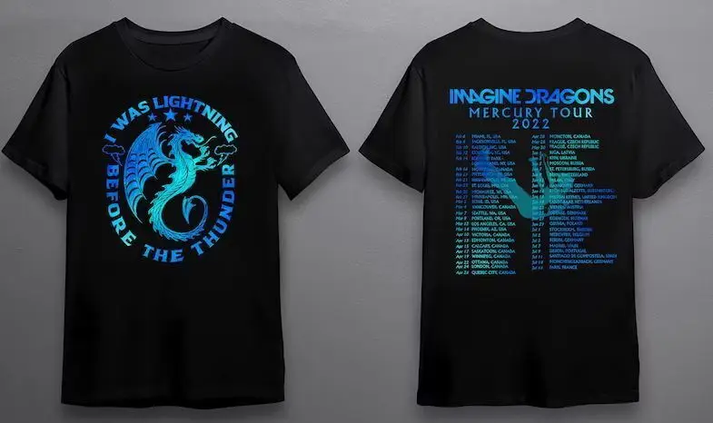 Imagine Dragons Mercury Tour 2022 Shirt