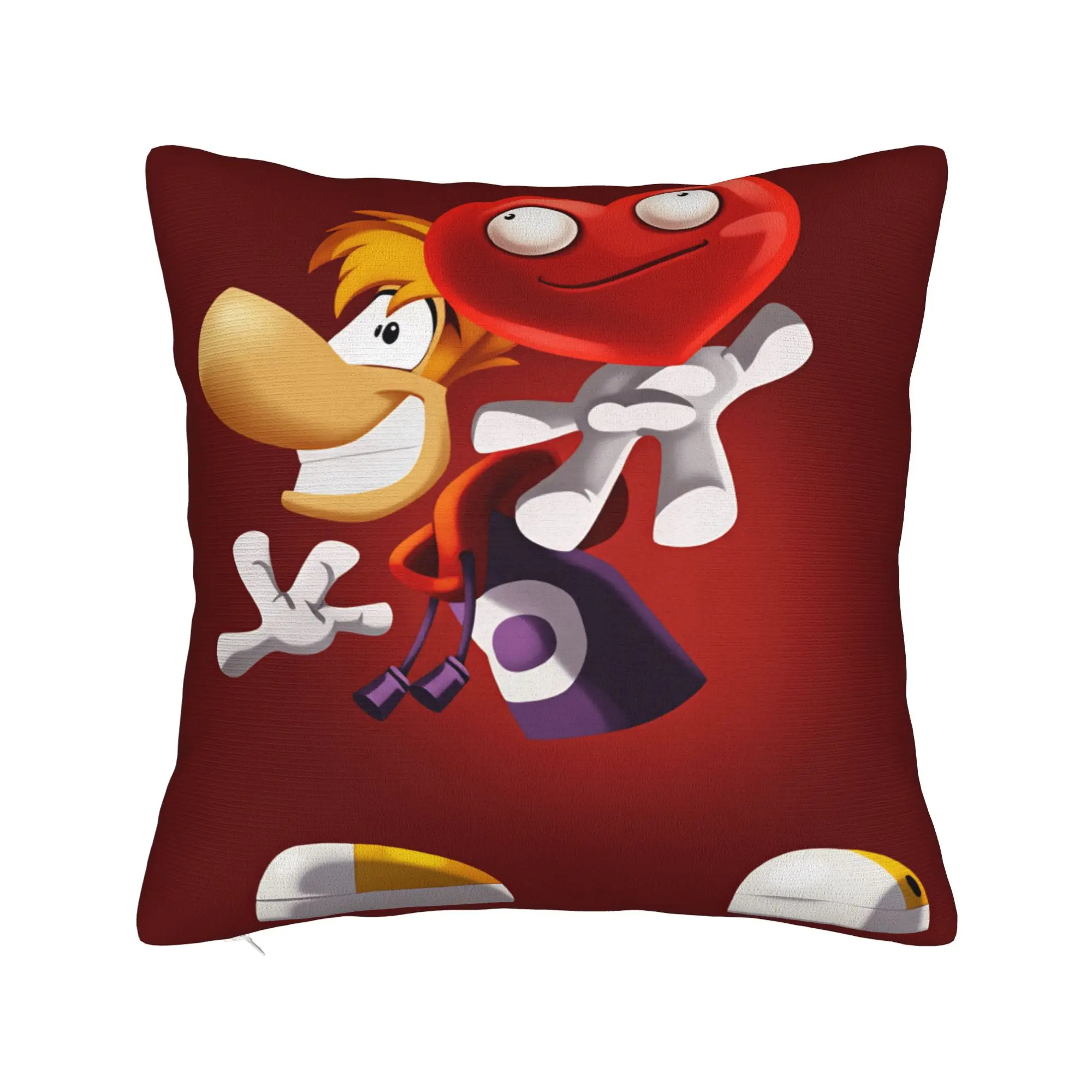 Pillow Case Flying fist attack Raymans Soft  Pillow Cover For Living Room Bed Chair Vintage Pillowcases