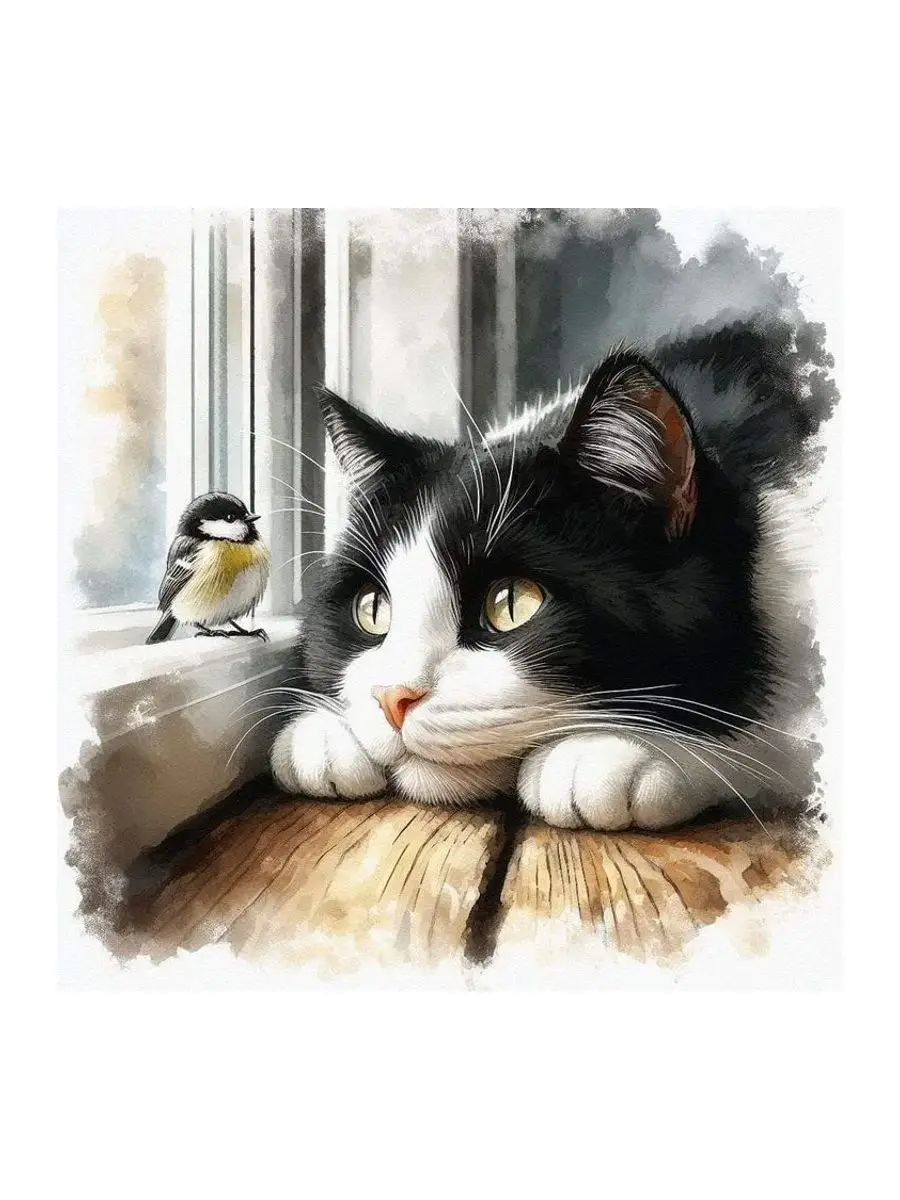 1 Stück, rahmenloses Set, 40 x 40 cm / 15,7 x 15,7 cm, Motiv: Schwarze Katze, ein entspanntes DIY-Kreuzstich-Set, geeignet für Anfänger im Erwachsenenalter. – Detail 1