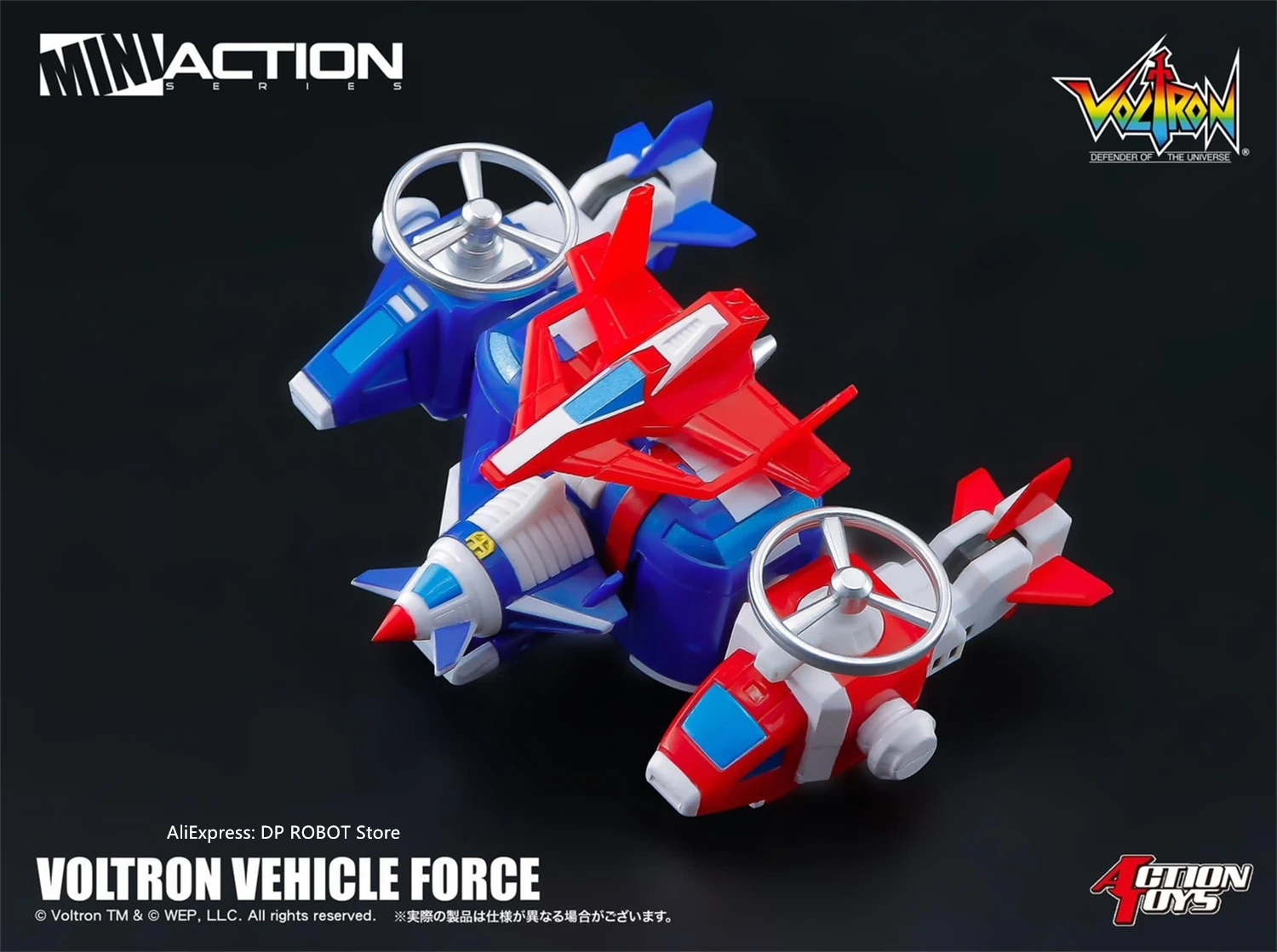 [IN STOCK] Action Toys 15 Mini Metal Beast King GoLion ES-GOKIN SERIES VOLTRON VEHICLE FORCE Action Figure With Box