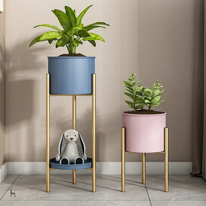 Light Luxury Iron Green Flower Pot for Living Room for Balcony Reliable Performance Modern Style Fine Craftsmanship
