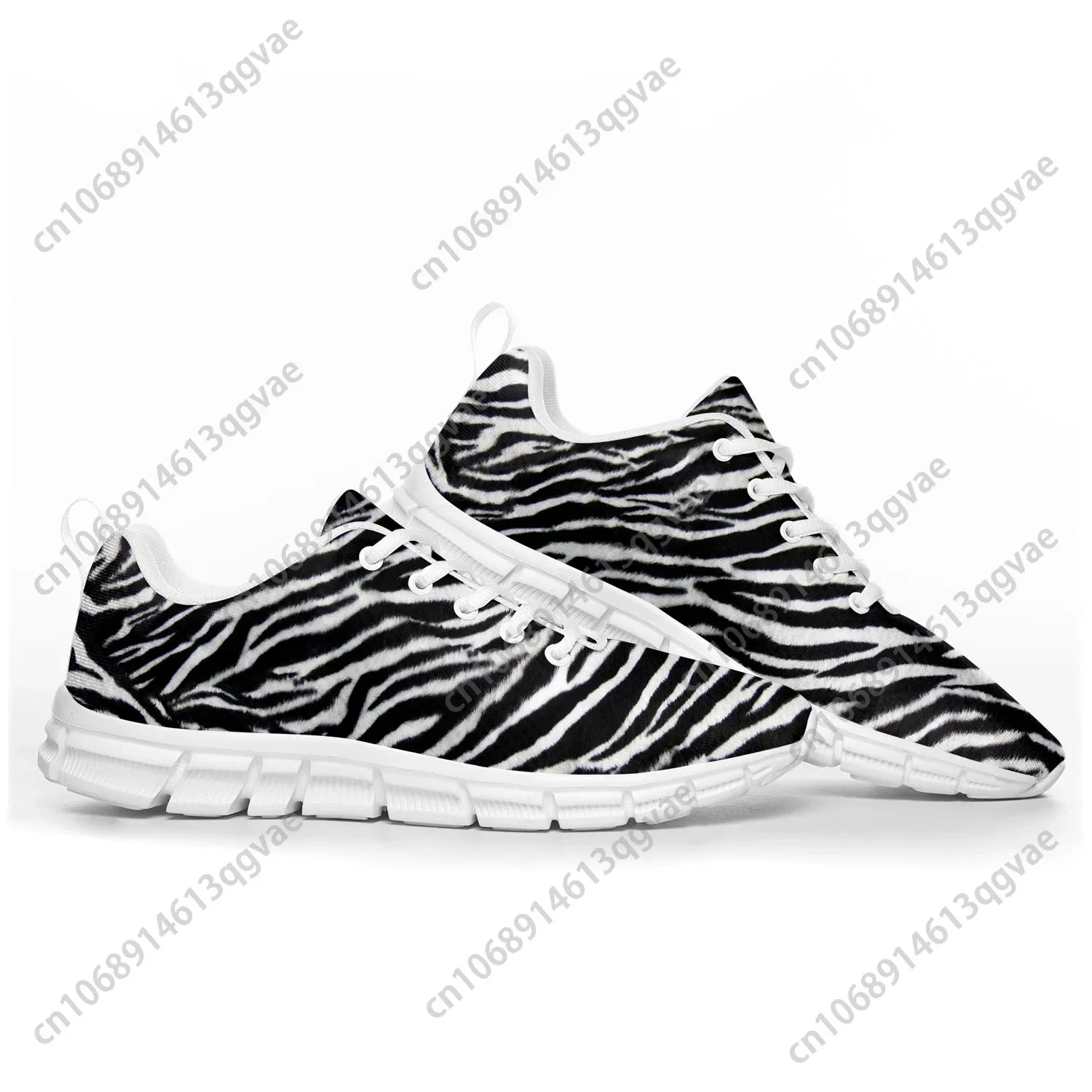 Zebra Print 3D Fashion Sports Shoes Mens Womens Teenager Kids Children Sneakers Tide Printed Causal Custom Quality Couple Shoes