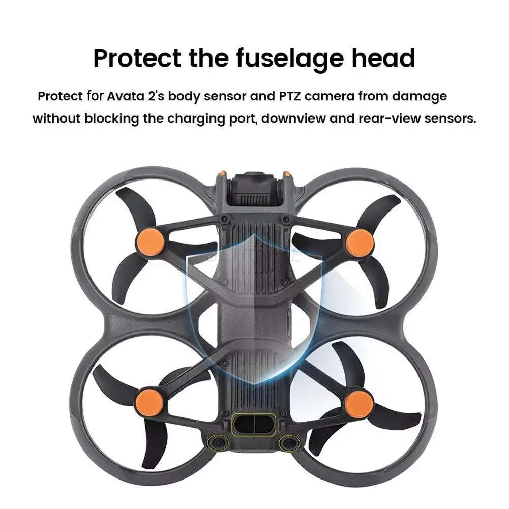 For DJI AVATA 2 Drone Silicone Height Enhancing Foot Mat  Anti-slip Shock Safe Flight Drone Foot Pads For Avata 2 Accessories