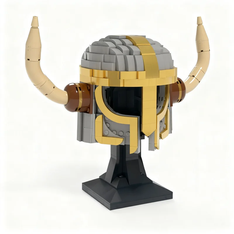 697-pezzi-moc-casco-vichingo-modello-blocchi-da-costruzione-giocattolo-architettonico-idea-regalo-di-natale-compleanno-assemblaggio-3d-arte-creativa-educazione