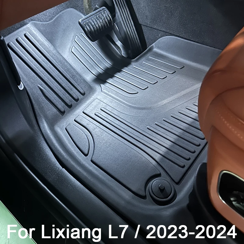 

for Lixiang L7 2023 2024 Car Floor Mats TPE Trunk Mats Waterproof Foot Pad Non-slip Car Carpet Floor Liners Car Accessories