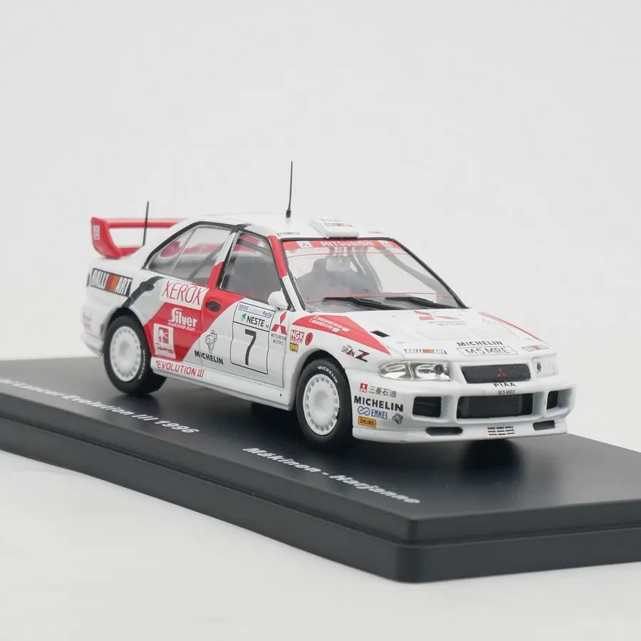 

Diecast Ixo 1:43 Scale Lancer Evolution 1996 Mitsubishi Winged God Rally Car Model Alloy Car Model