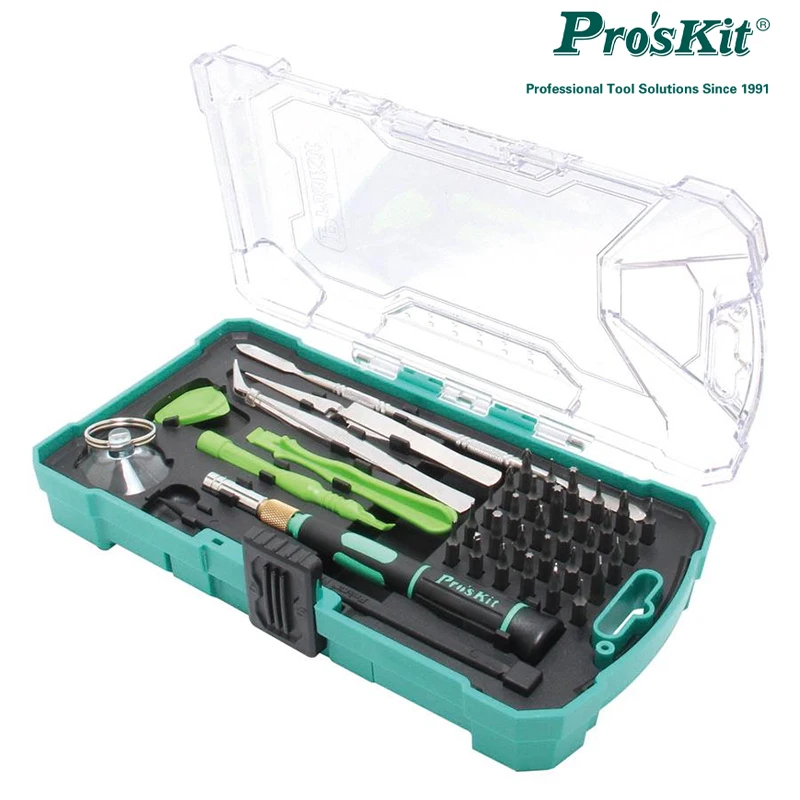 

Pro'skit 45-in-1 Screwdriver Set Universal Electronic Product Repair Tools Multi-functional Portable Manual Tool Set SD-9326M
