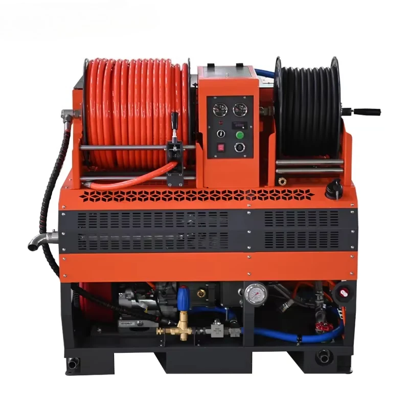 High-pressure sink drain cleaner and pipe dredger is used for household pipe dredging