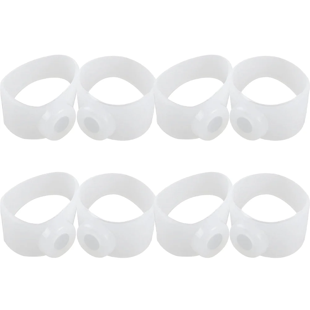 4 Pairs Toe Ring Acupoint Covers Versatile Magnetic Elastic Durable Use Supply Practical Female Rings Creative