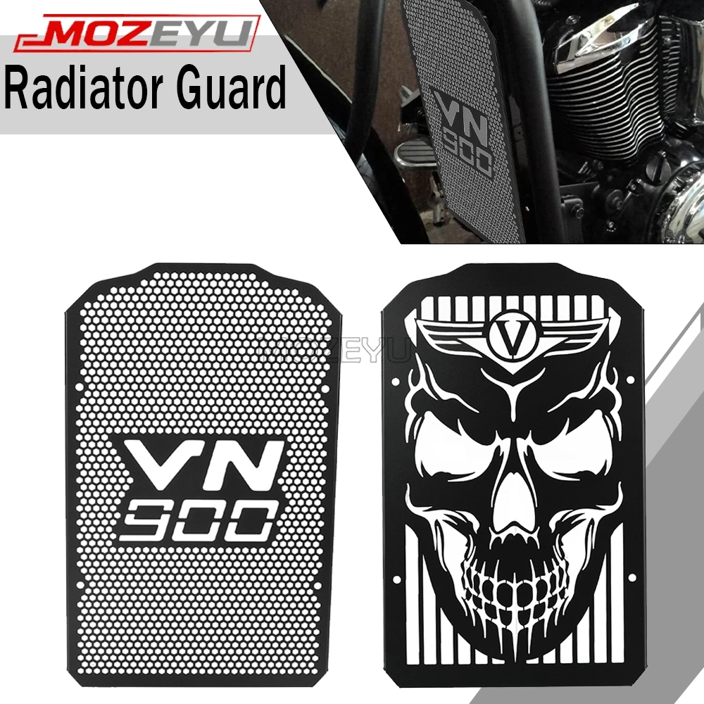 For KAWASAKI VN900 CLASSIC/LT 2006-2026 VULCAN 900 Radiator Cover Bezel Grille Guard Protector VN 900 VULCAN900 2023 2022 2021