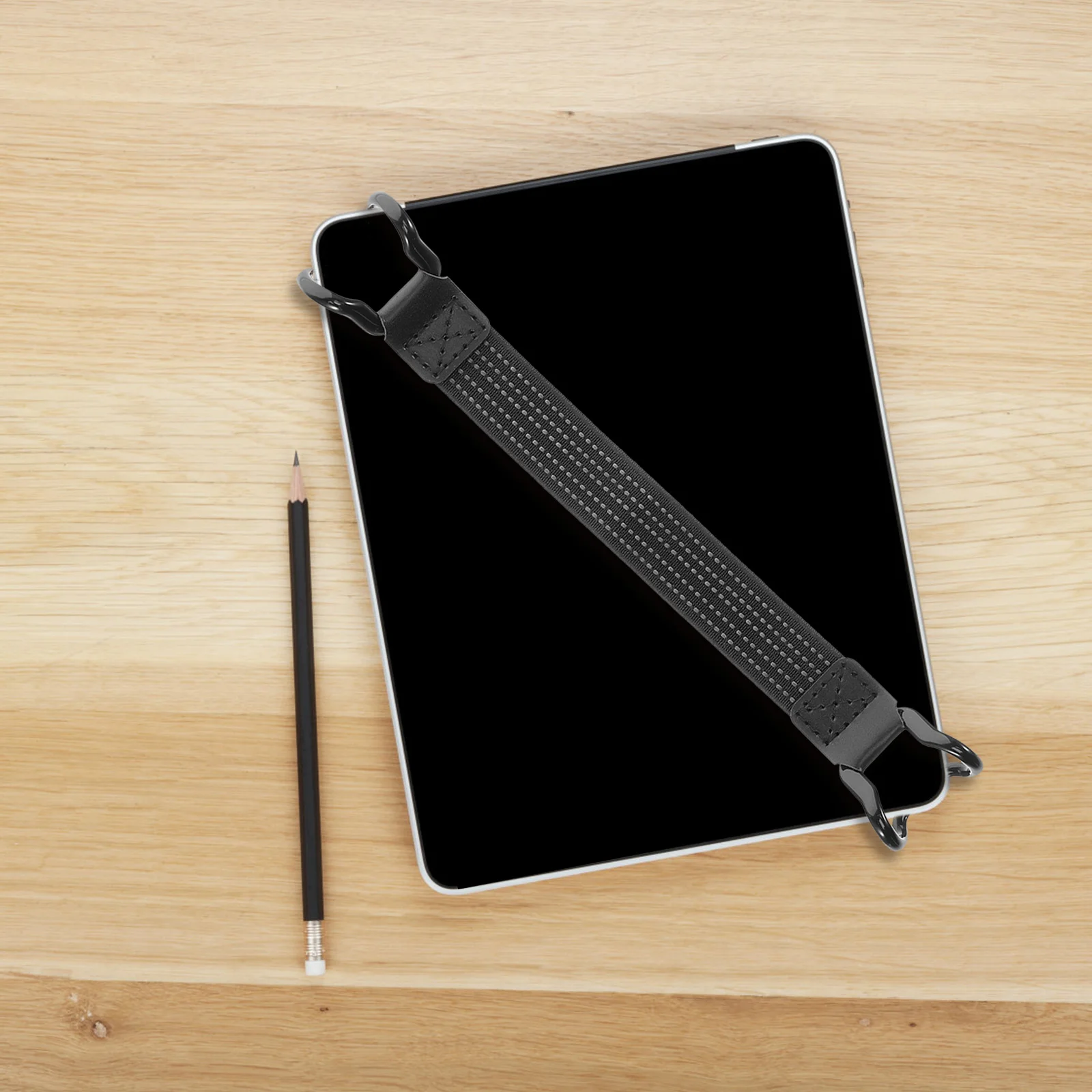 

2Pcs Elastic Anti Falling Tablet Hand Strap Nylon Comfortable Grip Holder Tablet Accessories for Travel Office