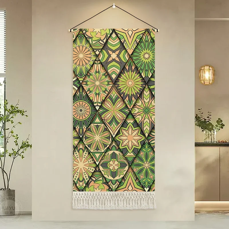 Xinjiang ethnic style characteristic decorative background wall art tapestry literature restaurant hanging cloth bedroom