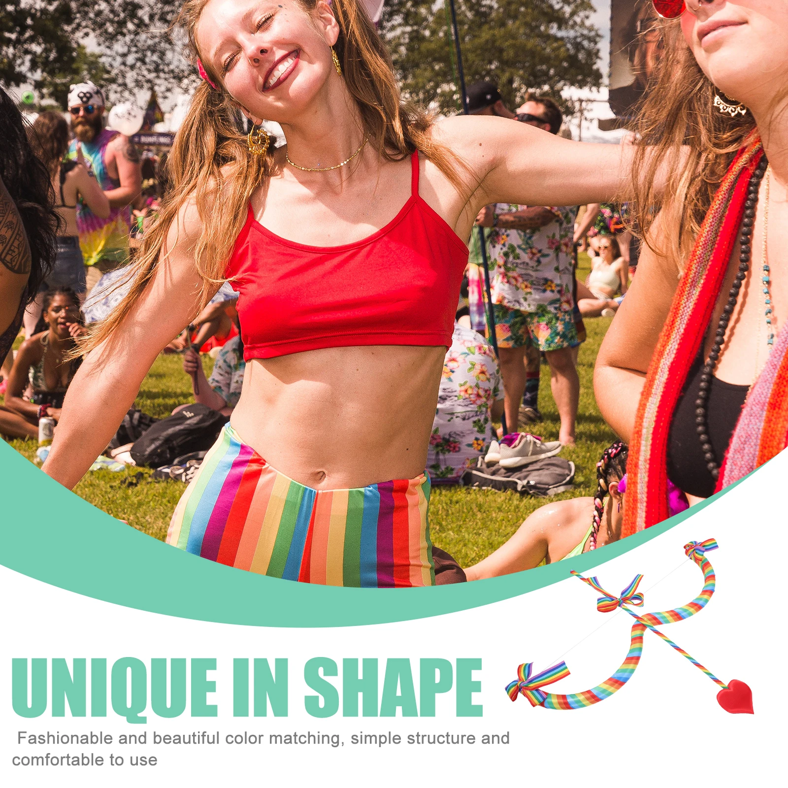 Cupid Bow Arrow Prop Plastic Photo Valentine Cosplay Accessories Wedding Performance Toy Fairy W Gift Packaging Box