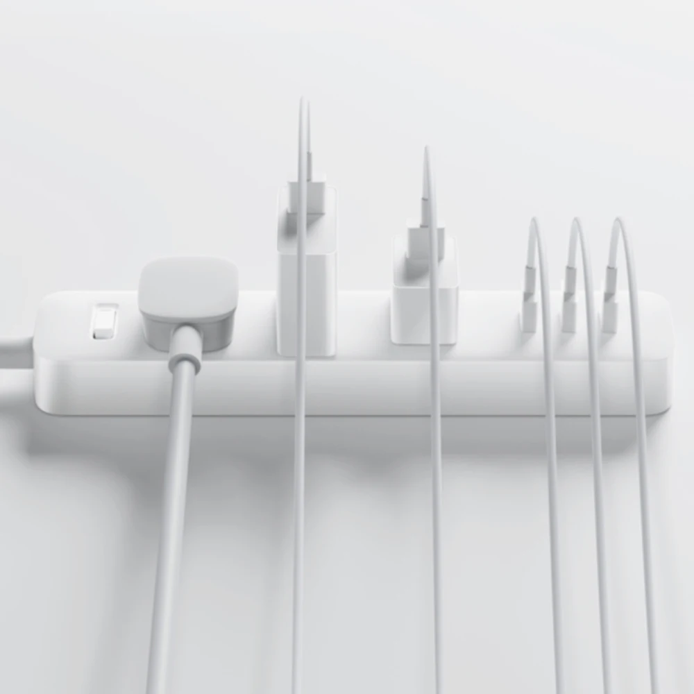 Original Xiaomi Power Strip 3 USB Extension Socket Plug Multifunctional Fast Charging Power Strip 2A 250V 2500W Plug Patch Board