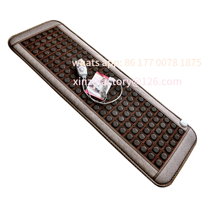 Customizable Heating Jade tourmaline Massage mattress Natural Infrared Mat Sofa Cushion thermal physiotherapy Bed Germanium