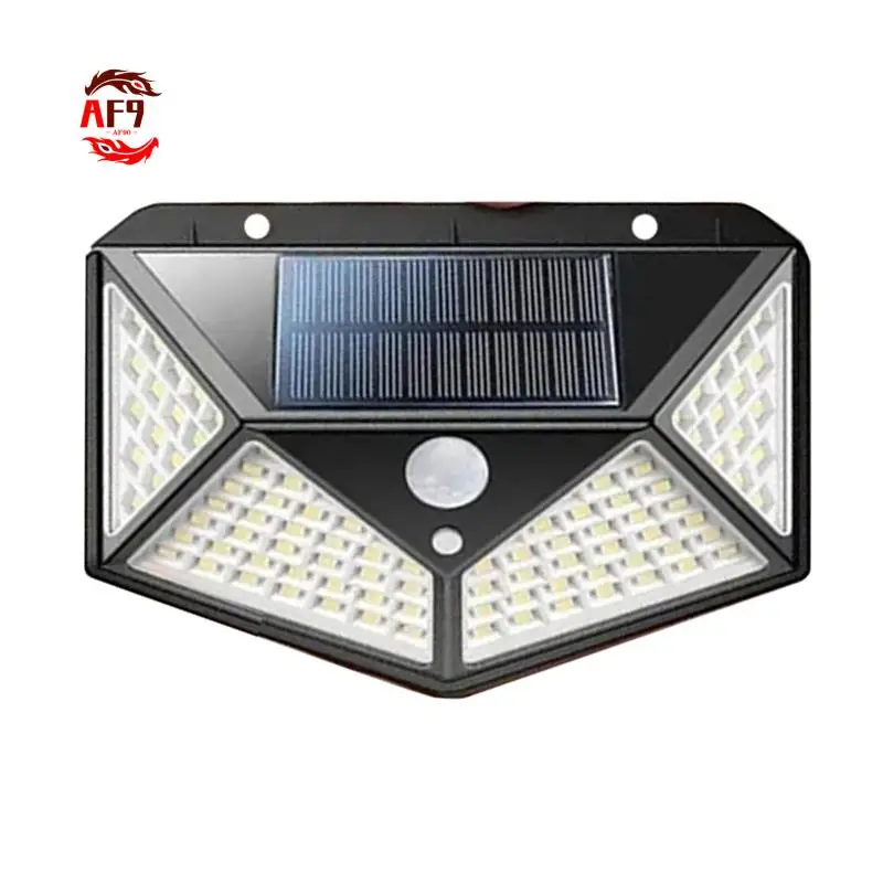 

AF90-Outdoor Solar Lights 100Leds Outdoor Solar Lights, Waterproof, Motion Sensor, 3 Lighting Modes