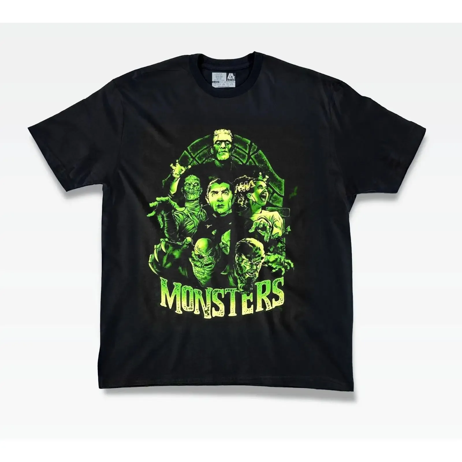 Monster Mash Halloween Black T shirt ALL SIZES S 2XL vintage Washed Breathable streetwear designer clothes homme Comfortable