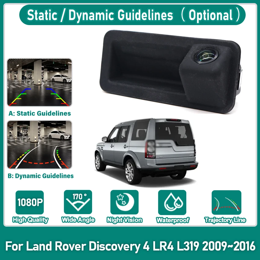 

Задняя камера HD для Land Rover Discovery 4 LR4 L319 2009 ~ 2016, водонепроницаемая камера с ручкой багажника, резервная парковочная камера заднего вида