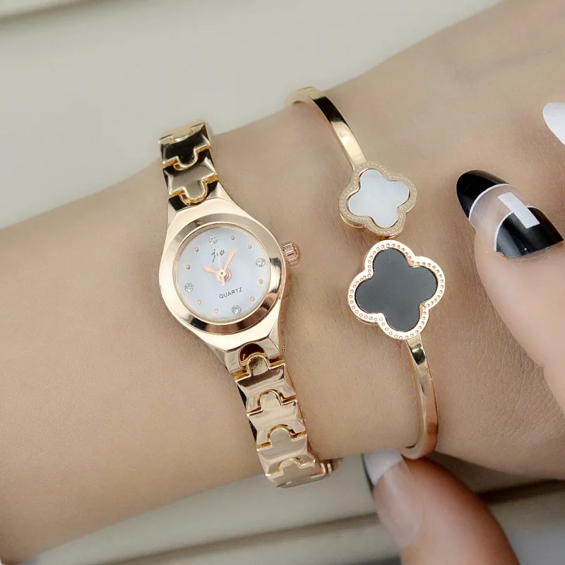 New Fashion Womens Watch New Rose Gold Silver Ladies Bracelet Watch Quartz Jw Dress Wristwatch Feminino Reloj Mujer Kol Saati