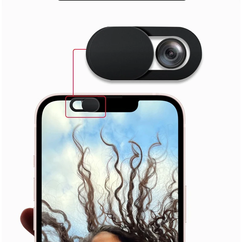 غطاء كاميرا الويب مصراع مغناطيسي منزلق غطاء كاميرا بلاستيكي لأجهزة iPad اللوحية والكمبيوتر المحمول وكاميرا الكمبيوتر وعدسات الهاتف المحمول وملصق الخصوصية