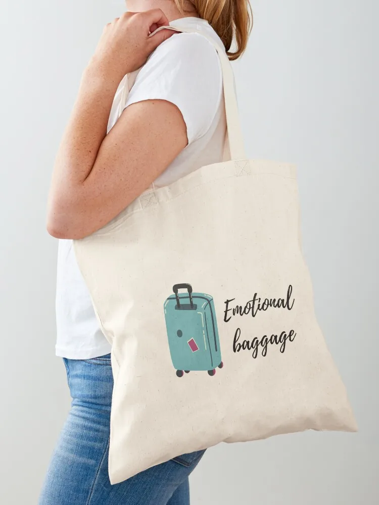 Emotional baggage Tote Bag Canvas Handbags women Women bags