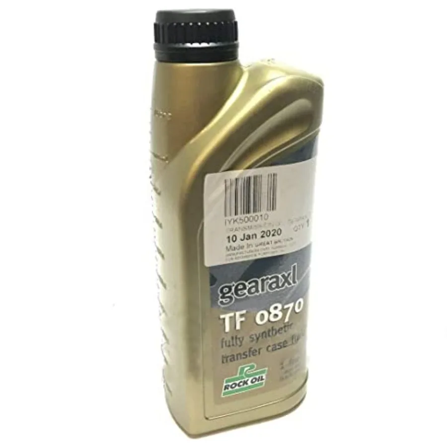 

Rock Oil TF0870 Full Synthetic Transfer Case Fluid 1 Liter HighPerformance Lubricant for HeavyDuty OffRoad Vehicles Enhanced Ge