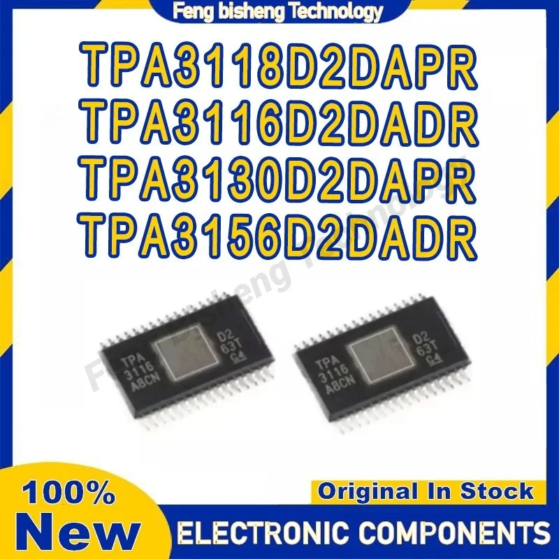 TPA3130D2DAPR TPA3116D2DADR TPA3156D2DADR TPA3118D2DAPR TPA3130 TPA3116 TPA3156 TPA3118 TPA IC Chip HTSSOP-32 w magazynie