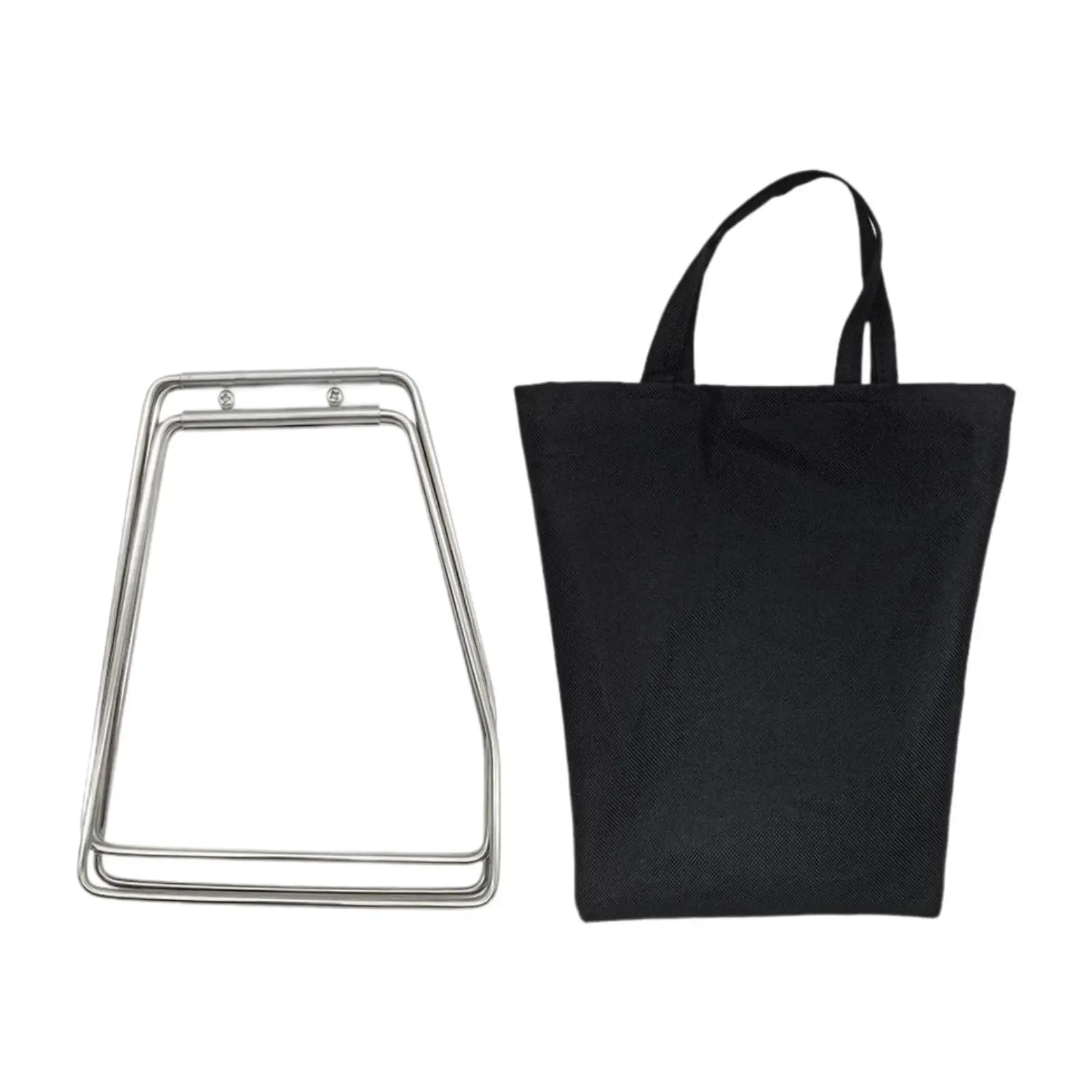 

Foldable Cooler Stand Stainless Steel Heavy Duty with Carry Bag Luggage Rack