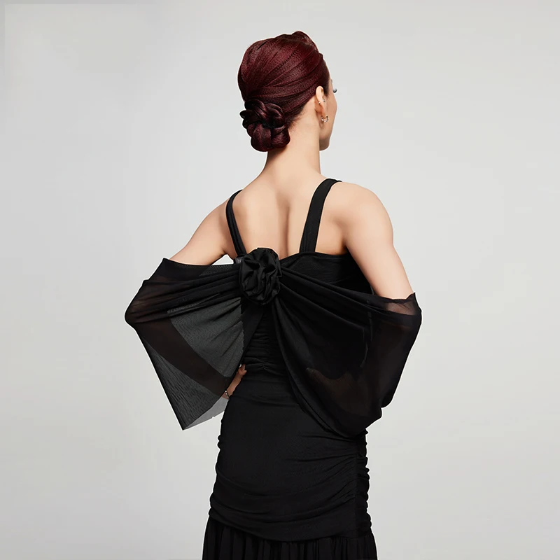 Volwassenen Moderne Dansen Jurken Onregelmatige Latin Top Lange Rok Dames Ballroom Danswedstrijd Kostuum Trainingspakken SL12570