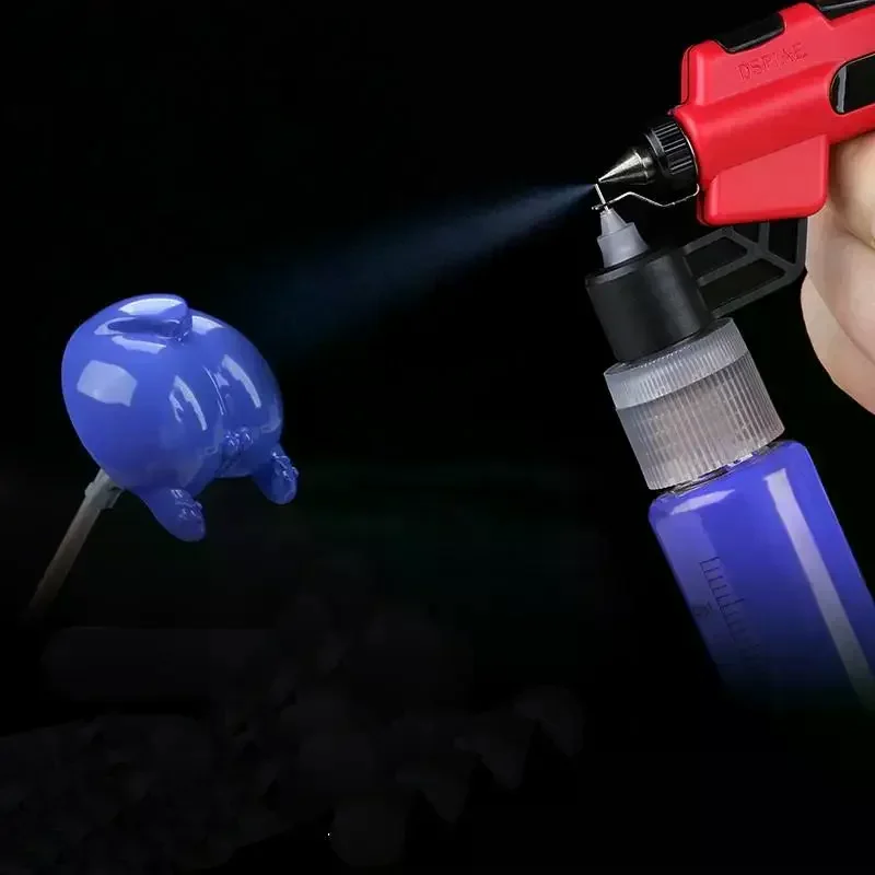 1 مجموعة 0.3 مللي متر/0.5 مللي متر عيار المياه القائمة على الطلاء البخاخة PT-AB لا غسل البخاخة قلم تحديد البخاخة تغيير الطلاء السريع للنمذجة