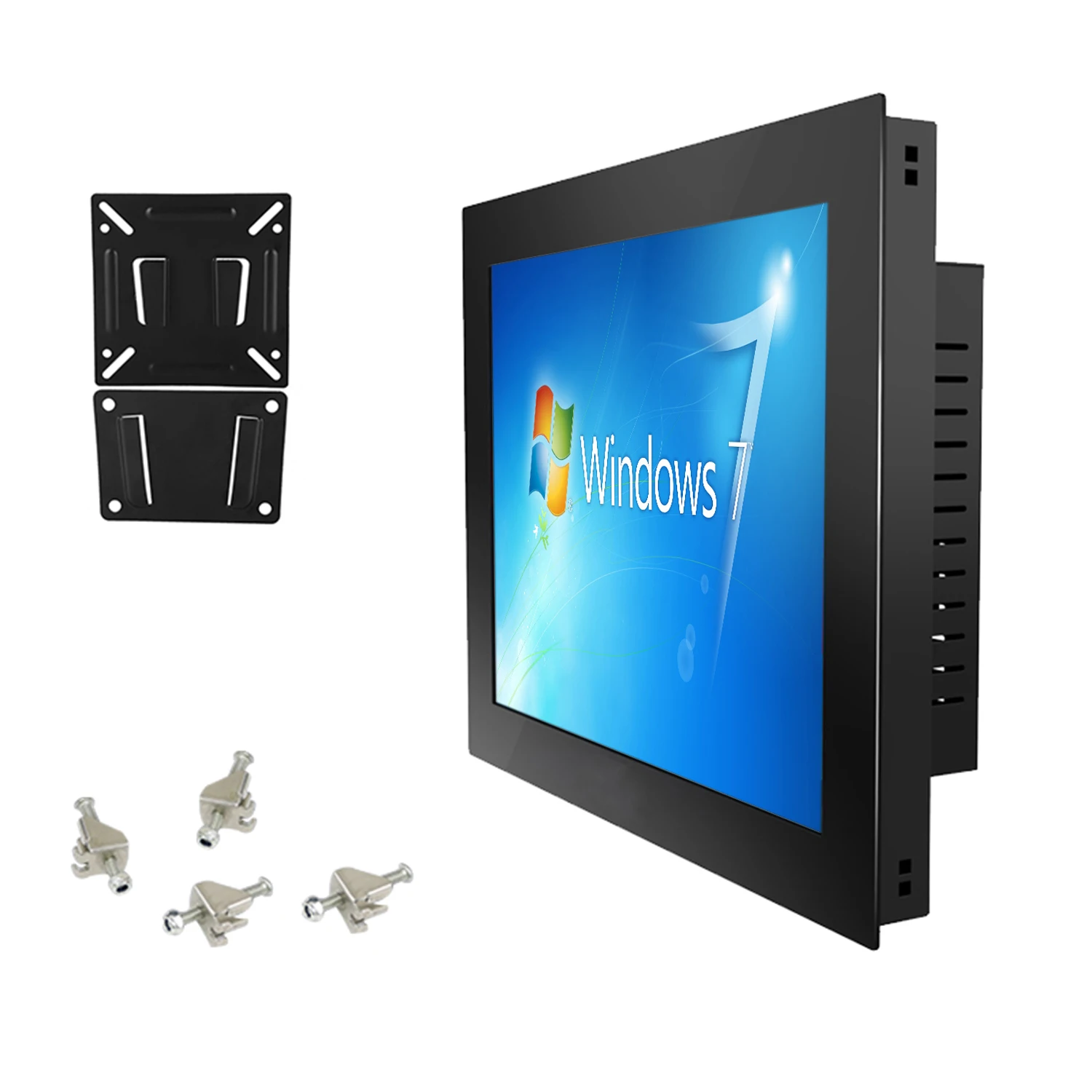 14 Inch industrial tablet computer all-in-one pc with resistive touch screen panel pc built-in wifi rs232 com for win10 Pro