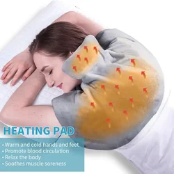 Heating Pad for Neck Back Pain Relief Electric Shoulder Heating Shawl Wrap Pain Relief Heat Therapy Winter Thermal Blanket