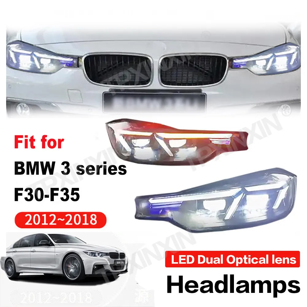 

For BMW 3 Series F30 F35 2012-2018 Auto Headlight Laser Lens LED Daytime Running Light Refit Assembly Modifications and Upgrade