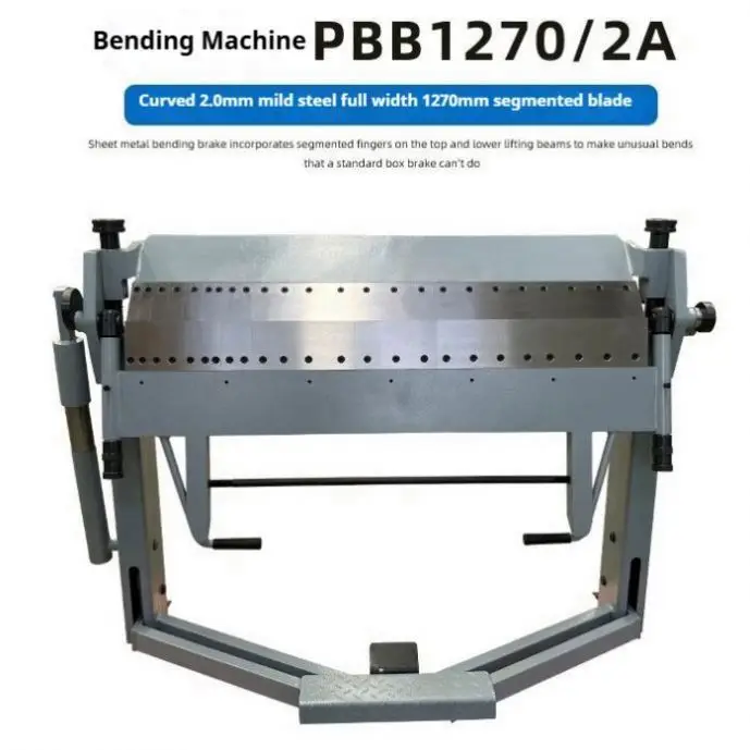 TEBAK Manual Hand Metal Folding Brake Machine with Segment Blades and Best Price