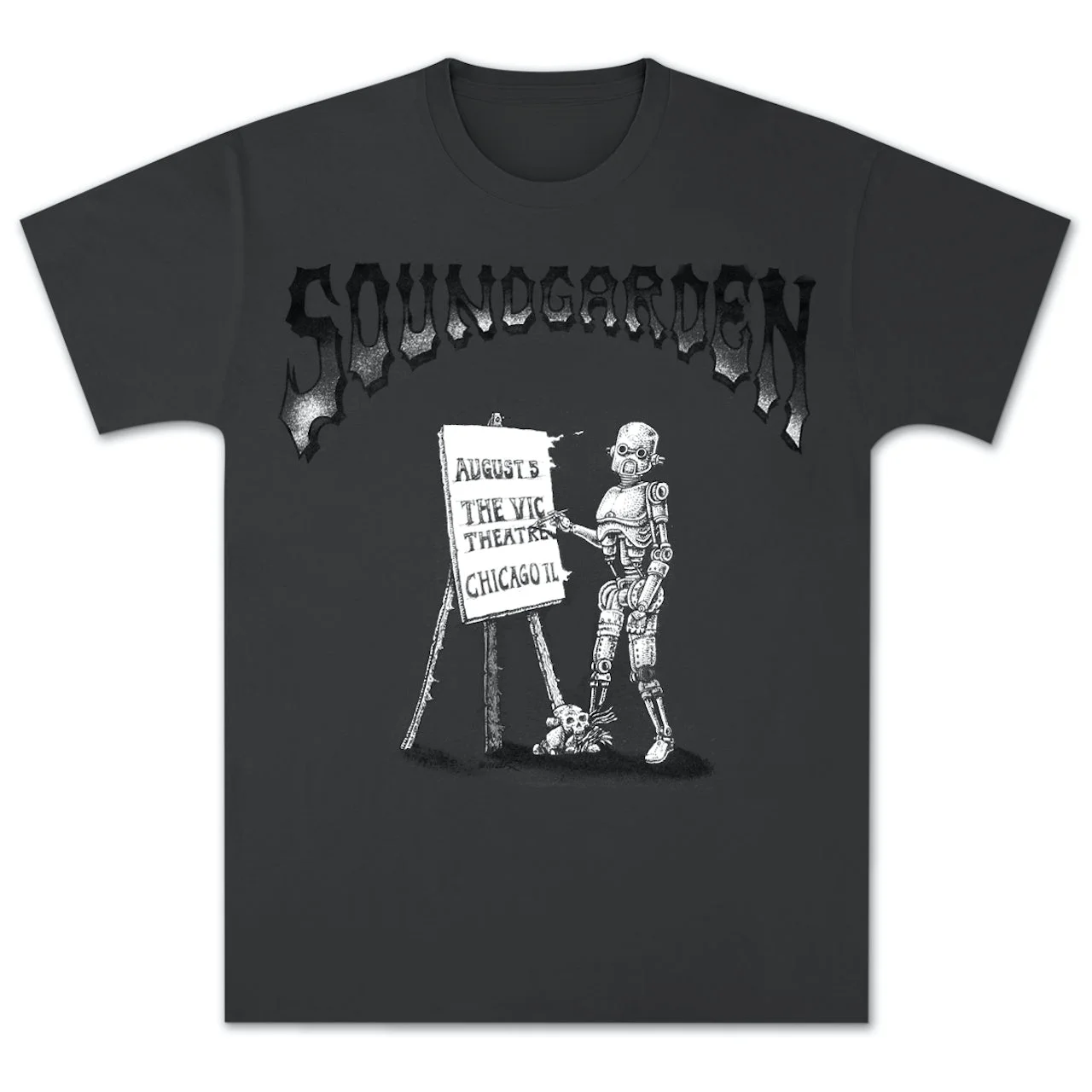 Heißes Soundgarden Soundgarden Band High-Street Baumwoll-Print Kurzarm-Freizeit-T-Shirt für Männer und Frauen, Sommer-Neuheit – Detail 10