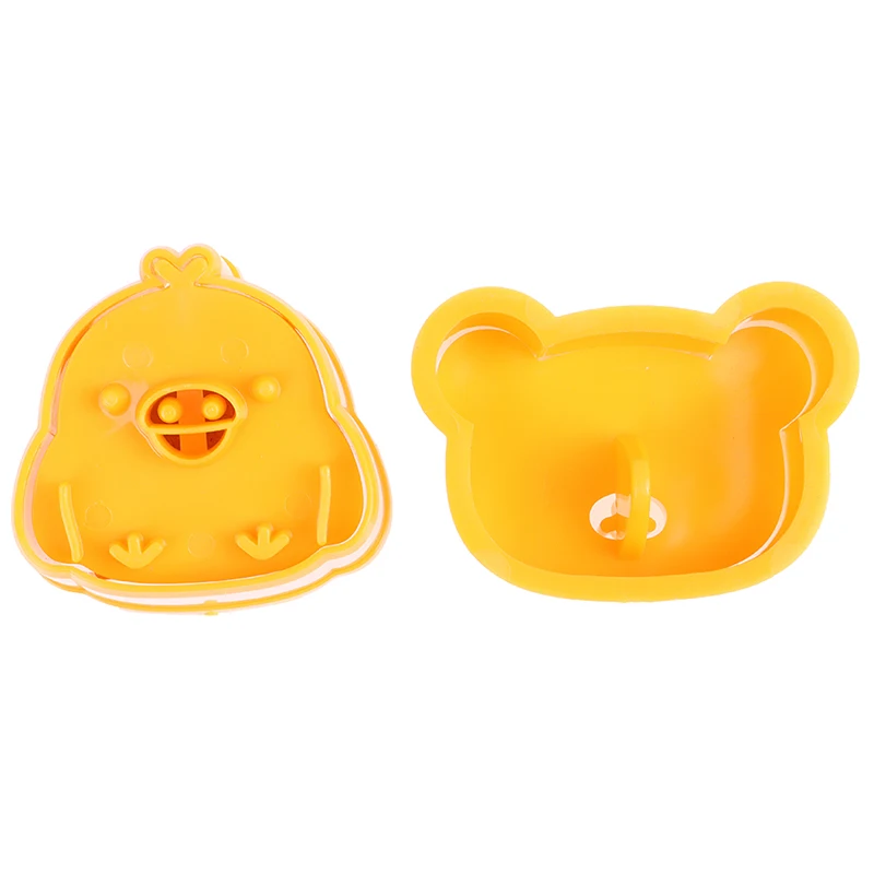 3Pcs/Set Cute Bear Sandwich Mold Bread Cake Biscuit Embossing Device Crust Cookie Cutter Baking Pastry Tools