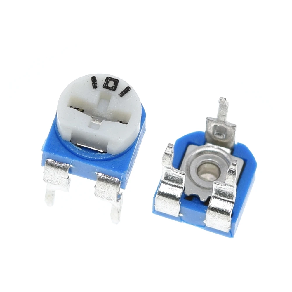 TZT 10pcs Rm065 Rm-065 100 200 500 1k 2k 5k 10k 20k 50k 100k 200k 500k 1m Ohm Trimpot Trimmer Potentiometer Variable Resistor