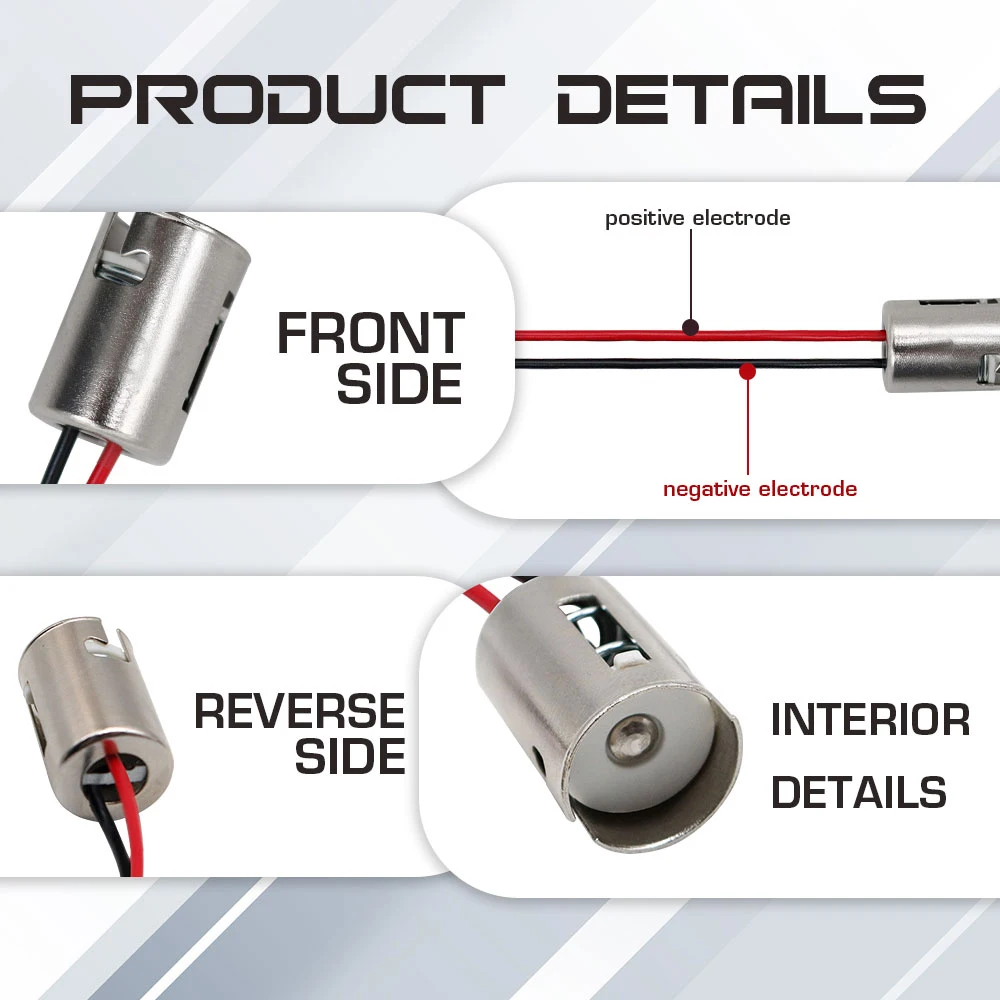 1pcs LED light Female Socket 1156 BA15S P21W 1157 BAY15D P21/5W Adapter Base Connector
