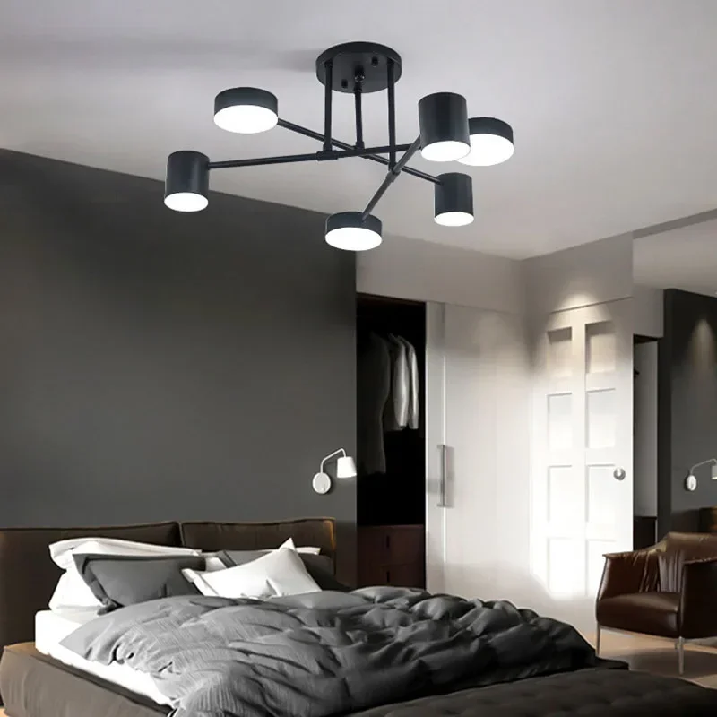 Plafonnier LED au Design Moderne et Créatif, Luminaire Décoratif d'Nik, Idéal pour un Salon, une Chambre à Coucher, un Restaurant ou un Hall