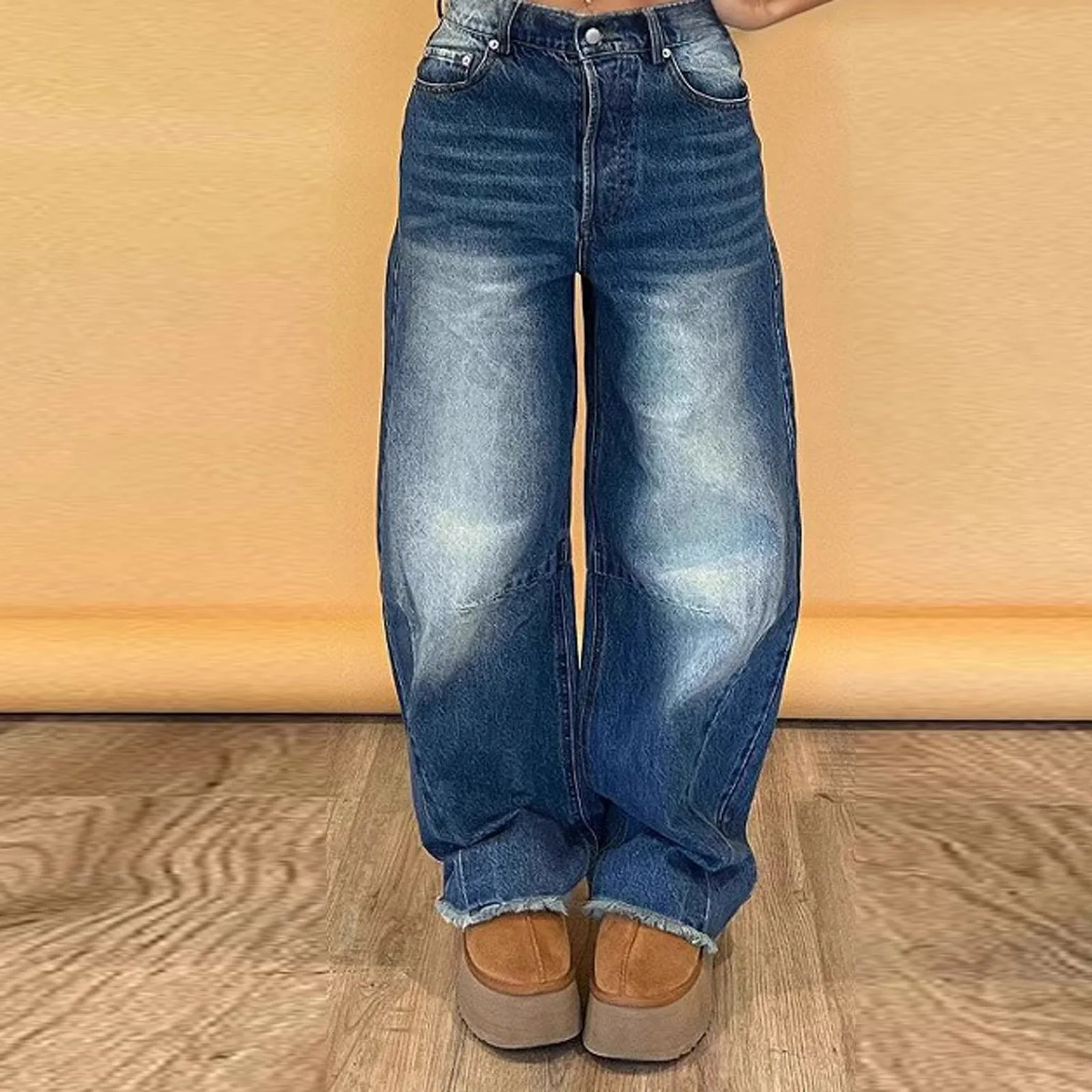 Женские мешковатые джинсы в стиле хип-хоп Machete, широкие джинсы со средней и низкой талией, свободные винтажные повседневные универсальные джинсовые брюки-бойфренды в уличном стиле