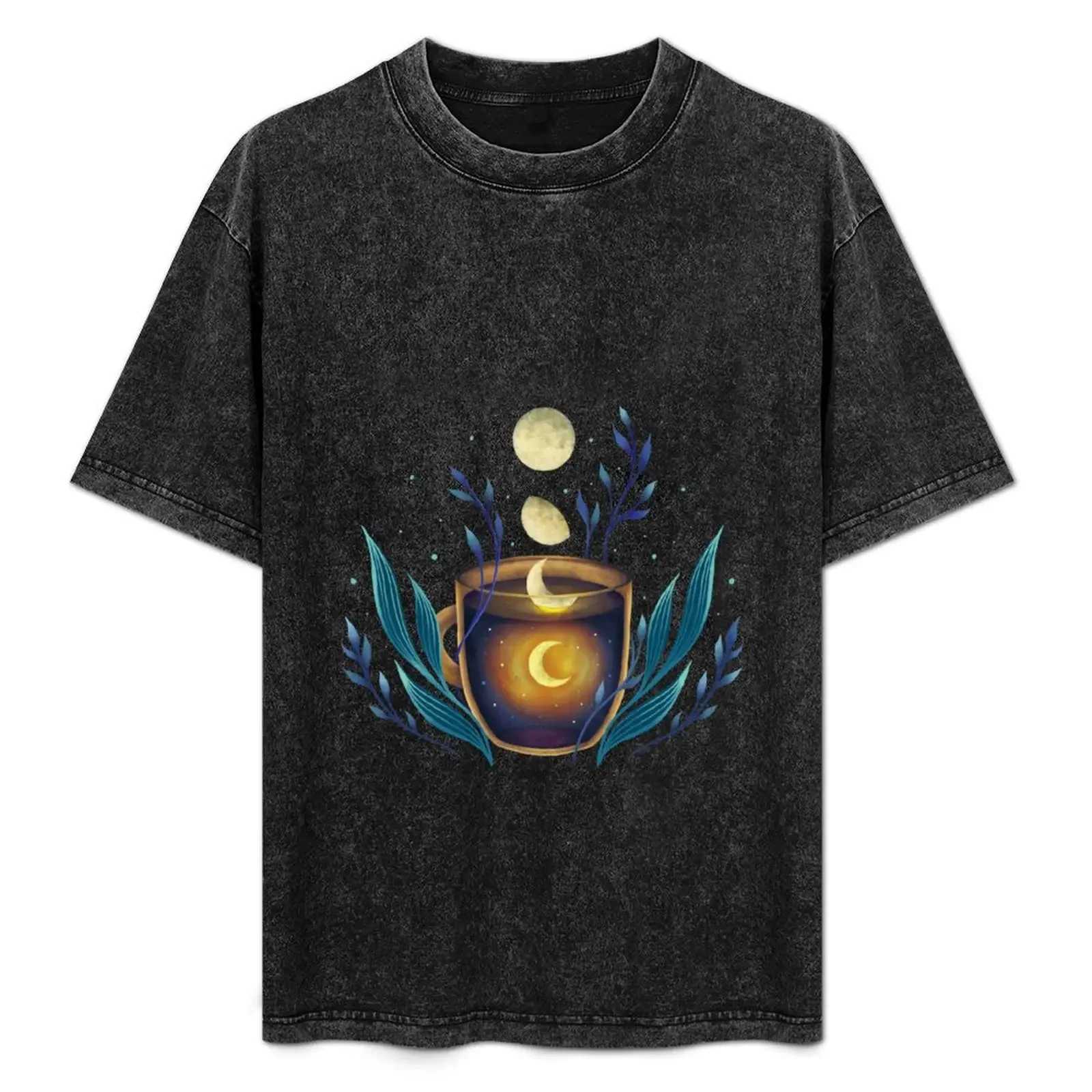 

A Cup of Moonshine T-Shirt Basic Tee Shirt for Everyday Outfit