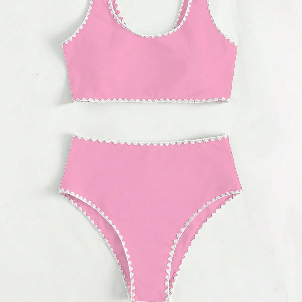 

Сексуальное бикини с треугольными чашечками и открытой спиной, облегающий однотонный или с цветочным принтом, раздельный купальник из двух частей, удобная пляжная одежда для женщин