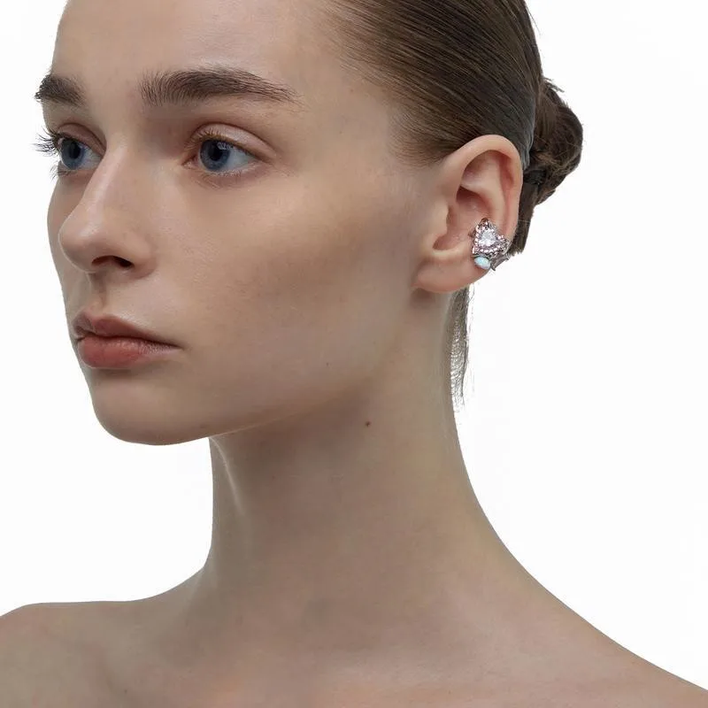 2022 New Falling Flame Love Ear Clip for Women Without Piercing Earrings Original High-Quality Ear Bone Clip