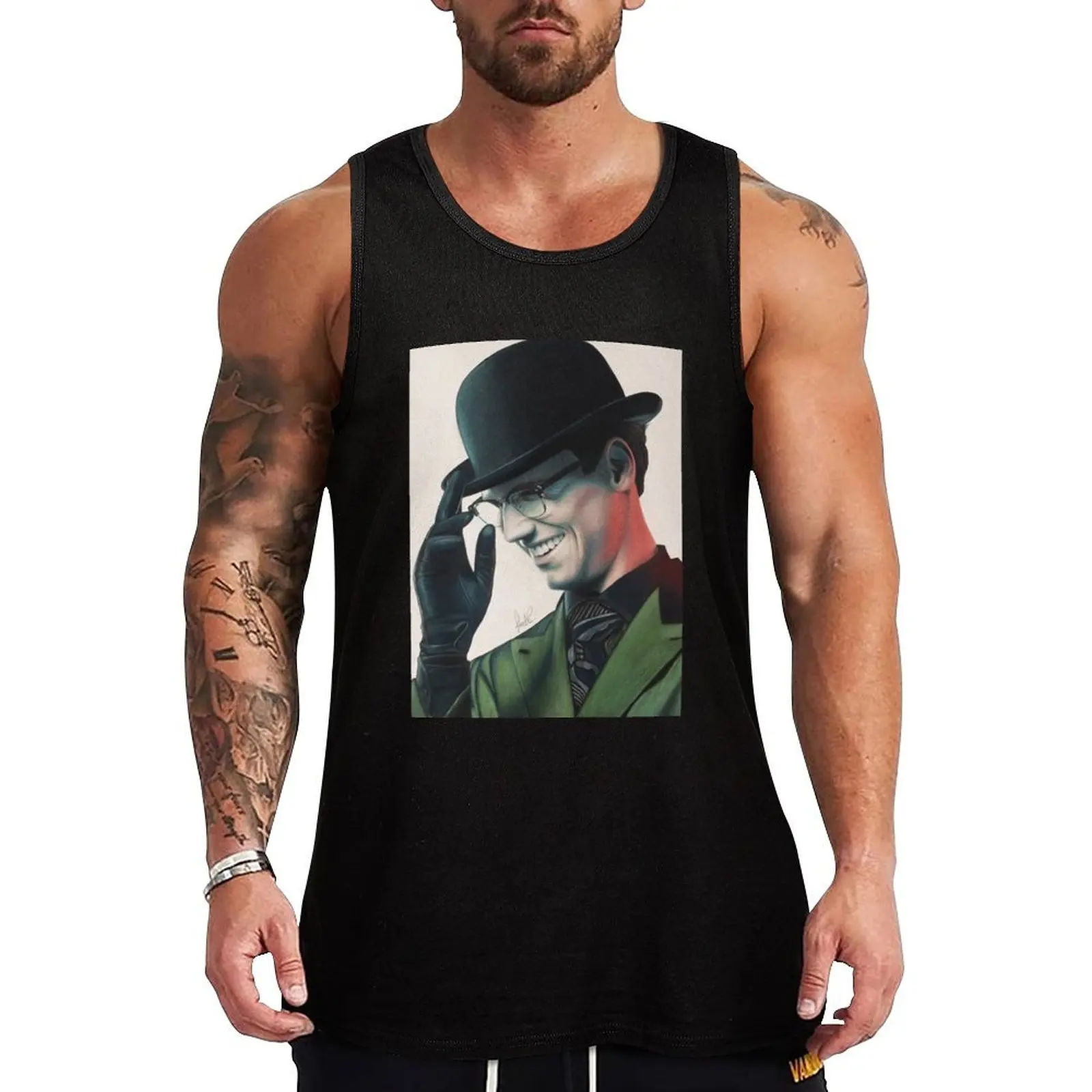 The Riddler Tank Top t-shirt gym man fitness clothing for men sports suits mens designer clothes