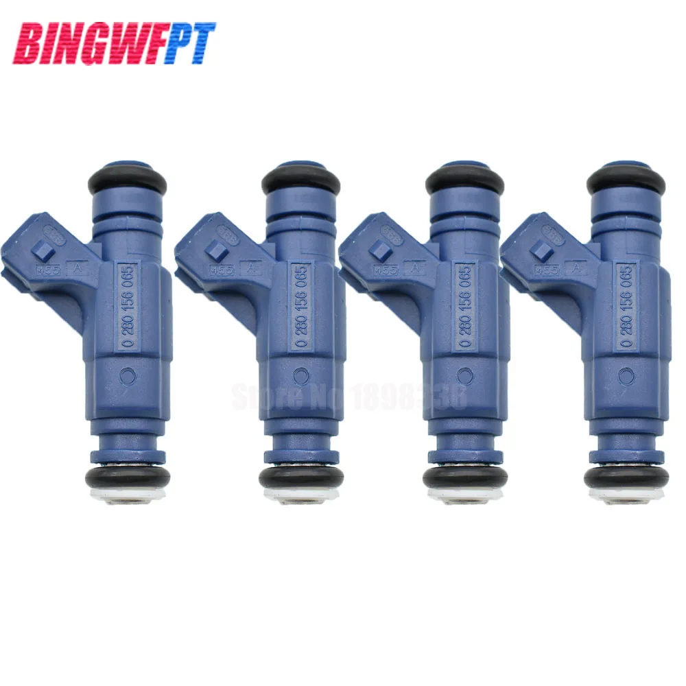 

4PCS Fuel Injectors 0280156065 For Audi A4 Quattro For Passat 1.8L 06B133551M 340cc 852-12185 0280156065 Car Parts