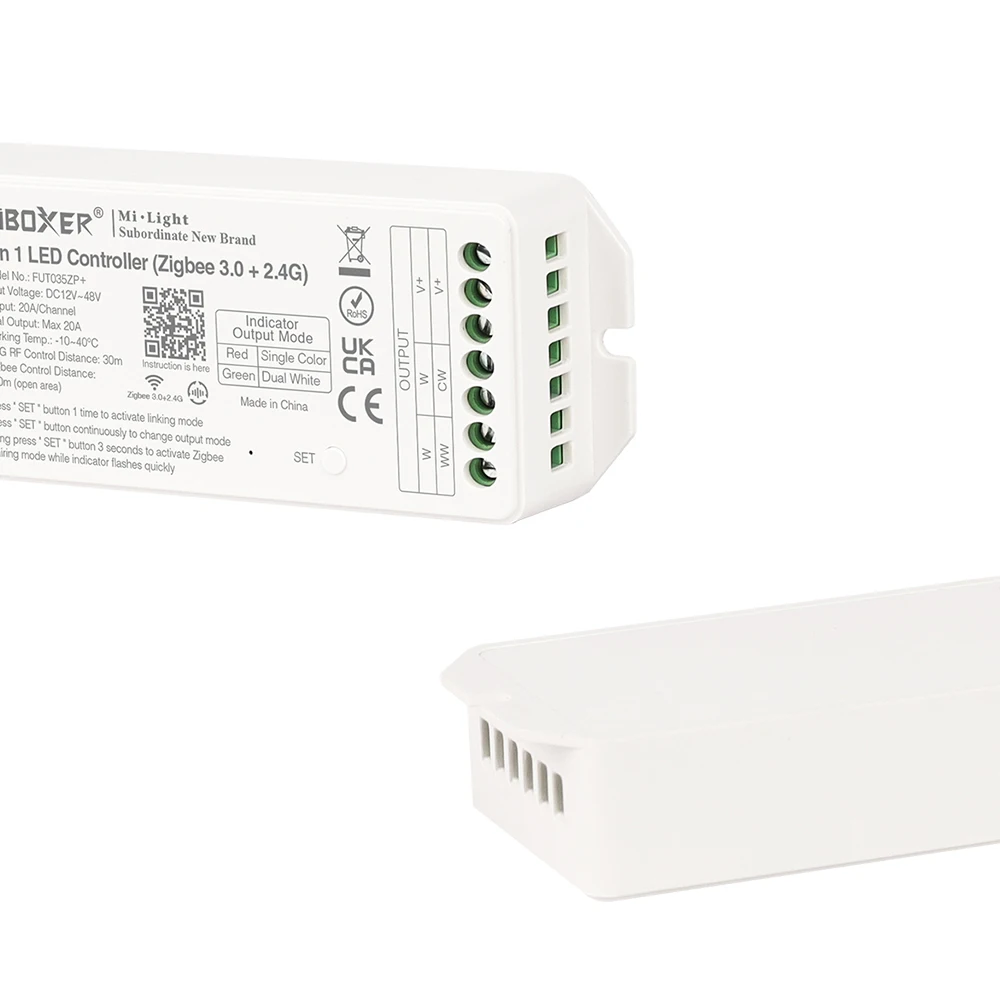 Miboxer Zigbee 3.0 + 2.4G Controller LED PZ2 2 in1 PZ5 5 in1 Max 20A per striscia Led singolo colore/doppio bianco/RGB/RGBW/RGB + CCT