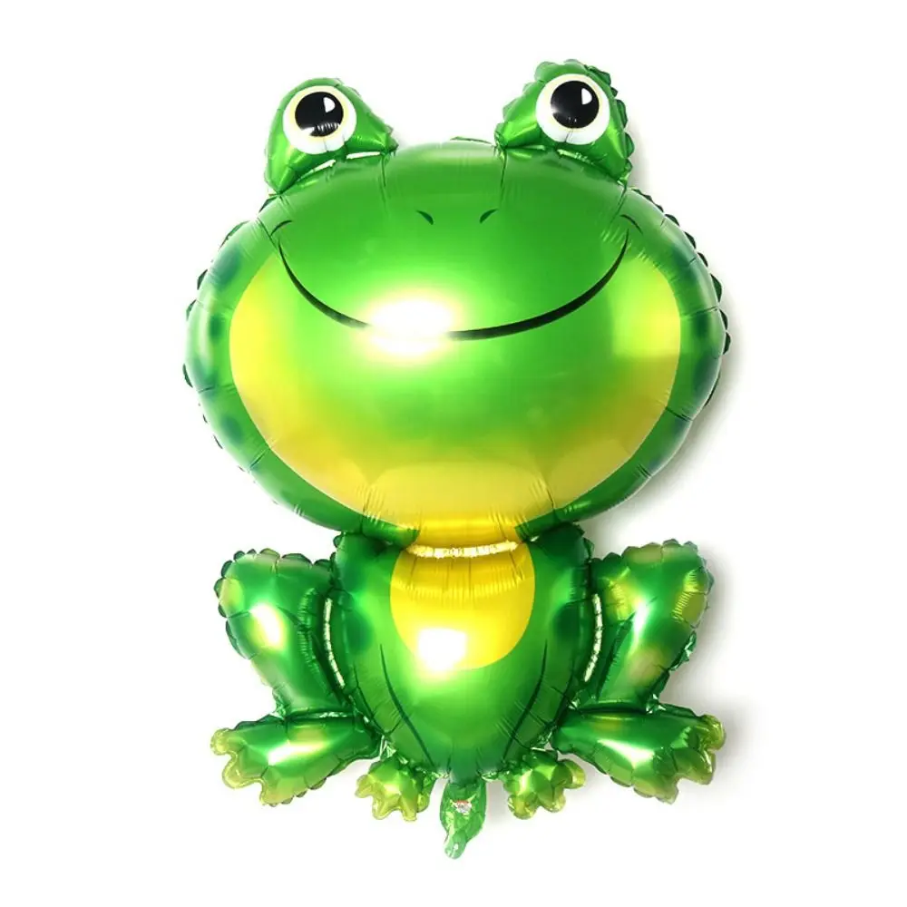 

Toys Inflatable Large Frog Foil Balloons Cute Green Big Frog Balloon Aluminum Film Animal Balloon Birthday Party