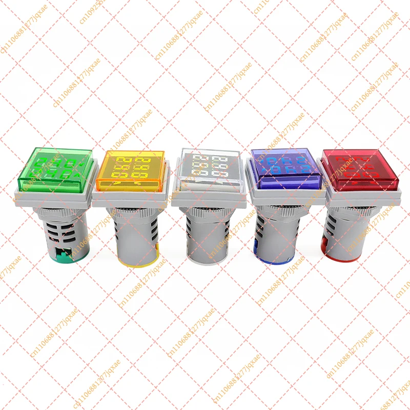 for Square LED Digital Voltmeter Ammeter, AC20-500V 0-100A 110V 220V Voltage Current Tester