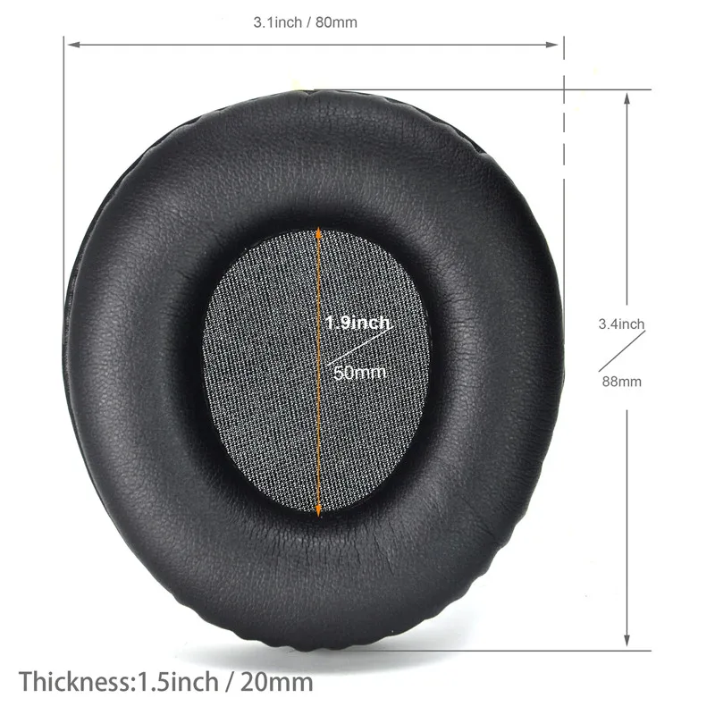 وسادات الأذن وسادة للإبداعية Aurvana لايف سماعة استبدال وسادات الأذن لينة بروتين الجلود رغوة الذاكرة الإسفنج سماعة كم
